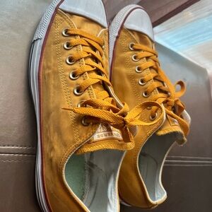 SEND OFFERS! Mustard Yellow Low Top Converse